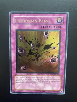 Yugioh Chthonian Blast EEN-EN050 Ultimate Rare Unlimited Edition LP - Image 1