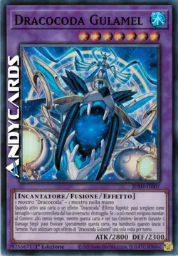 DRACOCODA GULAMEL • (Dracotail Gulamel) • Super R • JUSH IT007 • 1Ed • Yugioh! - Image 1