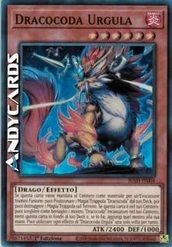 DRACOCODA URGULA • (Dracotail Urgula) • Super R • JUSH IT004 • 1Ed • Yugioh! - Image 1
