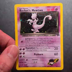 Pokemon TCG Rocket's Mewtwo LP Gym Challenge Holo Card 14/132 Great Condition - Image 1