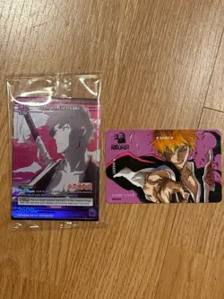 Round one 1 x Bleach Game and Ichigo Kurosaki Union Arena Sealed Promo Card - Image 1