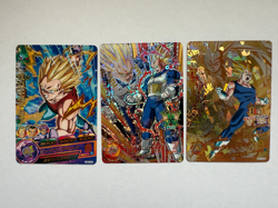 Dragon Ball Heroes Trading Card Vegeta Set of 3 Japan Good condition - Image 1