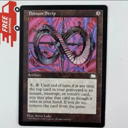 MTG Weatherlight Bosium Strip Magic The Gathering TCG Card Bosium - Image 1