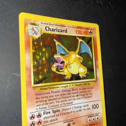 Pokemon TCG Charizard Base Set Holo Unlimited Rare Card 4/102 - Image 2