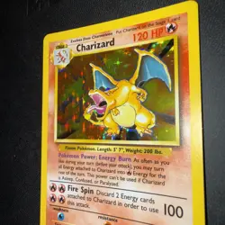 Pokemon TCG Charizard Base Set Holo Unlimited Rare Card 4/102 - Image 3