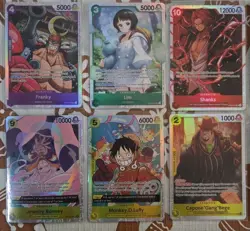 One Piece Card Lot Of 20 Secret Rare SR Bonney Sanji Luffy Shanks Pudding NM #A1 - Image 2