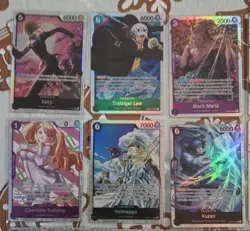 One Piece Card Lot Of 20 Secret Rare SR Bonney Sanji Luffy Shanks Pudding NM #A1 - Image 4