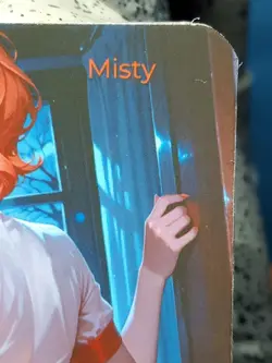 1/1 Only 1 Made Misty Wet Nurse Pokemon Pikachu NSFW Lonestar Customs Waifu Card - Image 3