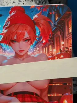 1/1 Only 1 Made Misty Pokemon Bulbasaur NSFW Topless Lonestar Waifu Customs Card - Image 3