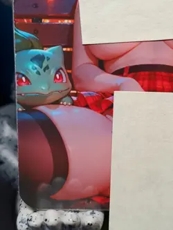 1/1 Only 1 Made Misty Pokemon Bulbasaur NSFW Topless Lonestar Waifu Customs Card - Image 5
