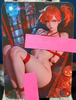 1/1 Only 1 Made Misty Tied Pokemon Halloween NSFW Topless Lonestar Customs Card - Image 1