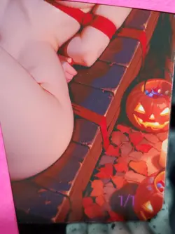 1/1 Only 1 Made Misty Tied Pokemon Halloween NSFW Topless Lonestar Customs Card - Image 4