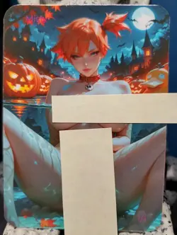 1/1 Only 1 Made Misty Pool Pokemon Halloween NSFW Topless Lonestar Customs Card - Image 1