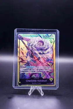 One Piece Card Game Charlotte Katakuri OP03-099 Leader (ST-20) - Image 1