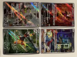 Pokemon Japanese Illustration Rare Card Lot Of 4 Various Sets Modern Near Mint - Image 2
