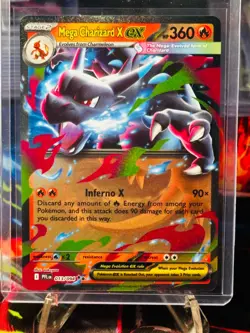 Pokemon TCG Mega Charizard X Ex 13/094 Phantasmal Flames Db Rare NM Card - Image 1