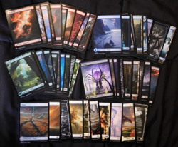 MTG Bulk lot Full art Basic Mana - 50 cards (10 per color) No repeating art - Image 1