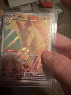 Rapidash 189/182 Illustration Rare Destined Rivals Pokemon Card Near Mint - Image 1