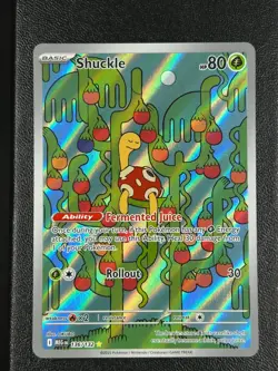 Pokemon Card Shuckle 136/132 Illustration Rare Mega Evolution Base Set NM - Image 1