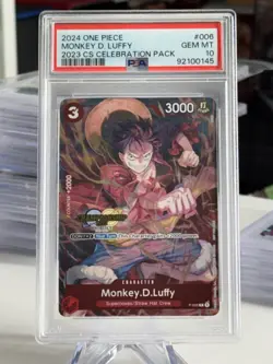 PSA 10 Monkey D Luffy P-006 Championship CS Celebration 2023 One Piece Card - Image 1