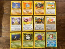 Pokemon Cards Base Set Rocket Fossil Bundle 38x WOTC Nintendo Vintage LP - Image 3