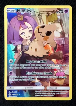 Pokemon Mimikyu Holo Card - 2019 Sword & Shield 245/236 NM - Image 1