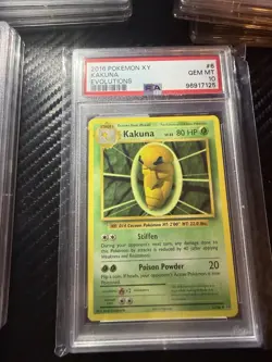 Pokemon 2016 XY Evolutions Kakuna Uncommon Card #6 PSA GEM MT 10 - Image 1