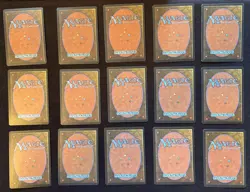 1993 MTG *Beta* Edition Complete basic land set. All 15 artworks at once! - Image 2