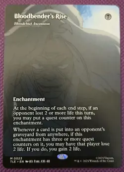 MTG Magic The Gathering Avatar Bloodbenders Rise Eternal-Legal Borderless Mythic - Image 1