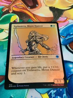 C774 MAGIC GATHERING FORGOTTEN REALMS FOIL TRELASARRA MOON DANCER SHOWCAS NM MTG - Image 2