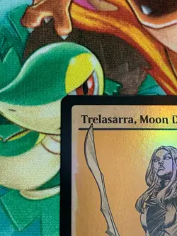 C774 MAGIC GATHERING FORGOTTEN REALMS FOIL TRELASARRA MOON DANCER SHOWCAS NM MTG - Image 3
