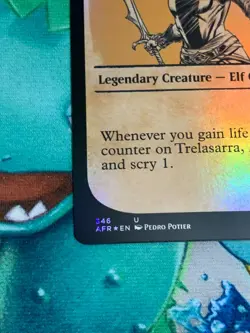 C774 MAGIC GATHERING FORGOTTEN REALMS FOIL TRELASARRA MOON DANCER SHOWCAS NM MTG - Image 4