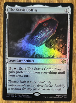 MTG The Brothers' War, The Stasis Coffin - Story Spotlight - Foil - Image 1