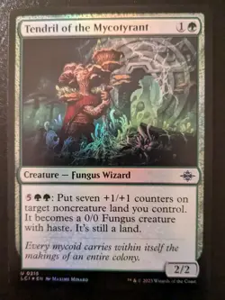 Tendril Of The Mycotyrant 0215 LCI Foil Uncommon The Lost Caverns Of Ixalan MTG - Image 1