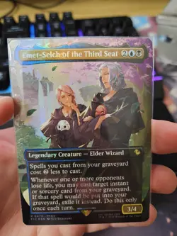 Emet-Selch of the Third Seat - Chocobo Track Foil - Final Fantasy MTG - FIN #473 - Image 1