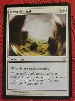 MTG Terra Eternal x1 NM ~Worldwake (Magic the Gathering)*Free Shipping* - Image 1