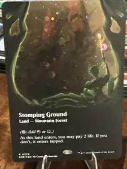 Stomping Ground (Borderless) (Galaxy Foil) Edge of Eternities Foil - Image 1