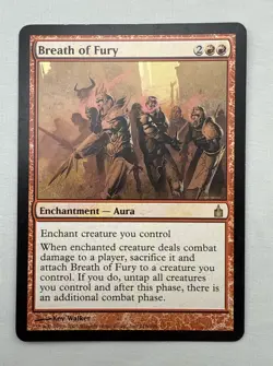 Breath of Fury x1 MTG Ravnica City of Guilds 1x Magic Very Good Light Play VGLP - Image 1