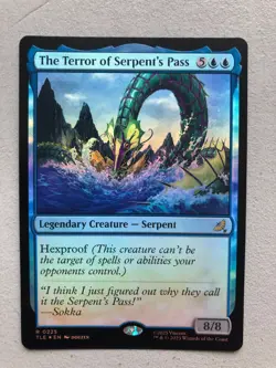Mtg Magic Avatar Last Airbender ATL The Terror of Serpent's Pass Eng FOIL NM - Image 1
