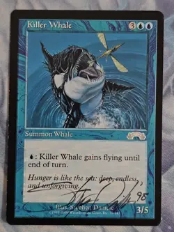Killer Whale - Exodus - Magic the Gathering - Signed - Stephen Daniele - Image 1