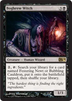 Bogbrew Witch - Foil - Magic 2014 (M14) #88/249 MTG Magic The Gathering - Image 1