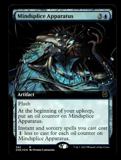 Mindsplice Apparatus (Extended Art) 382 Foil R Phyrexia: All Will Be One - Image 1