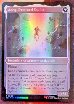 2025 MTG AVATAR: THE LAST AIRBENDER-FOIL #0203 AANG, AT THE CROSSROADS - Image 2