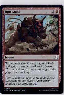 NM - Run Amok (0258) C Avatar: The Last Airbender: Eternal-Legal 258 - Image 1