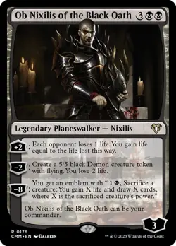 Ob Nixilis of the Black Oath Regular - Commander Masters MTG-NM - Image 1