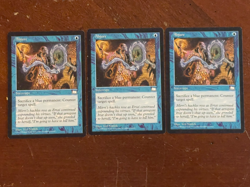 Lot of 3 x MTG Magic The Gathering Abjure Weatherlight LP - Image 1