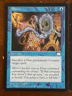 Lot of 3 x MTG Magic The Gathering Abjure Weatherlight LP - Image 2