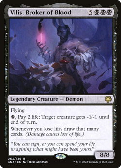 Vilis, Broker of Blood [Game Night: Free-for-All] M/NM MTG Magic - Image 1