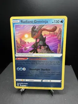 Pokemon TCG SWSH Astral Radiance Radiant Greninja 046/189 Ultra Rare Holo NM - Image 1