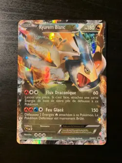 Carte Pokemon : Kyurem Blanc EX BW63 Promo Noir & Blanc Francaise - Image 1